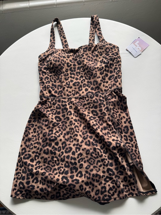JoyLab Dresses & Skirts - JoyLab Leopard-Print Strappy Dress - Brown & Black